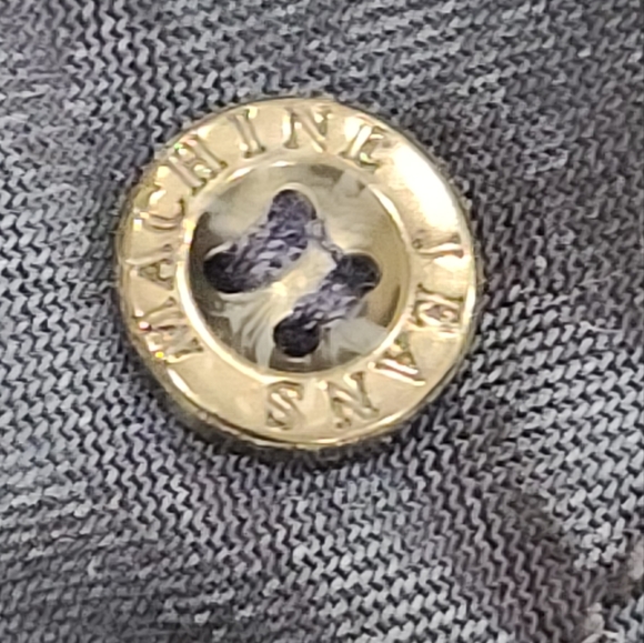 Vintage Machine jeans button down shirt XS-S - Picture 7 of 7